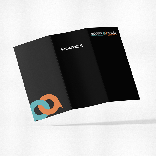 Dépliant / Plaquette / Brochure - Pointderepère & Art’dhésif, l'agence de communication et signalétique